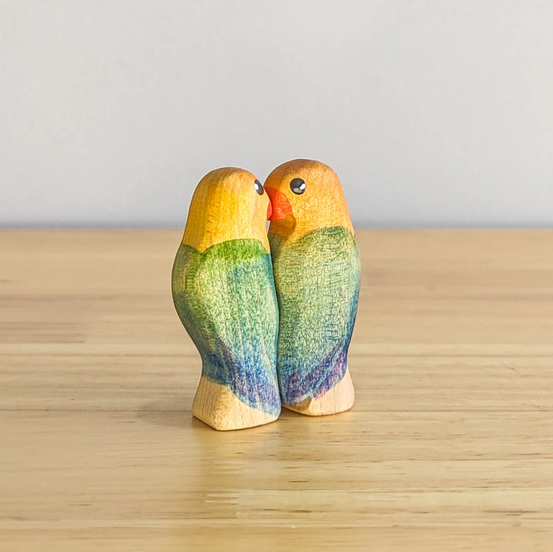 Wooden Lovebirds Set