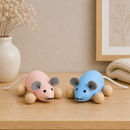 Wooden Push Along Mouse - Daphne
