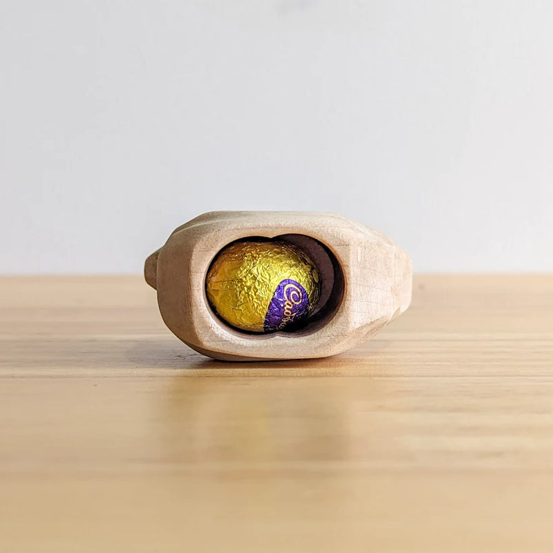 Wooden 'Hidden Egg' Nesting Hen