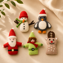 Felt Finger Puppet Set - Christmas