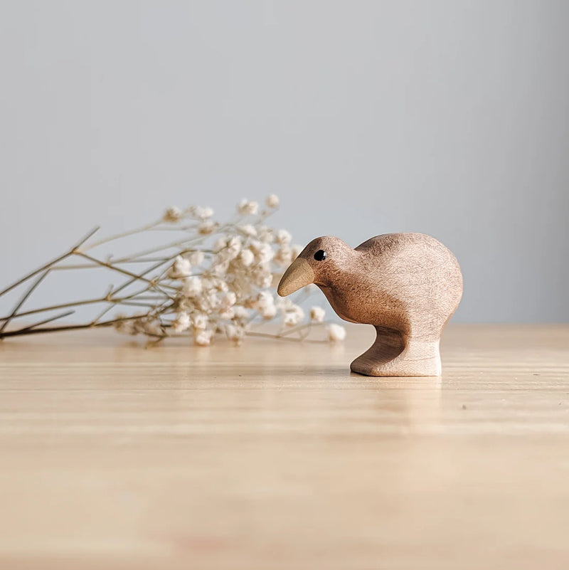 Wooden Kiwi Bird