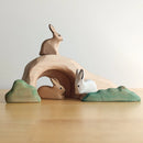 Wooden Rabbit Burrow