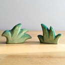 Wooden Jungle Bushes - Set Of 2