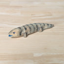 Wooden Blue Tongue Lizard