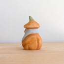Wooden Pumpkin Gnome