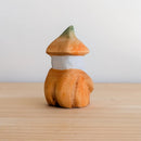 Wooden Pumpkin Gnome