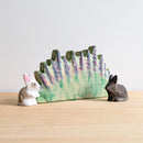 Wooden Lavender Bush