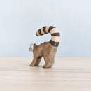 Wooden Ring Tailed Lemur - Tail Forward