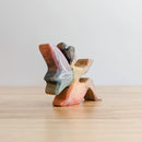 Wooden Sitting Fairy - Dark