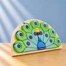 Large Wooden Peacock Puzzle