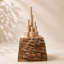 Large Wooden Pop Up Castle - Jacaranda