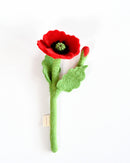 Felt Poppy Flower