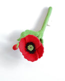 Felt Poppy Flower