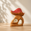 Wooden Dollhouse - Red Mushroom