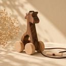Wooden Pull Along Giraffe