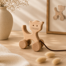 Wooden Pull Along Cat
