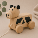 Wooden Pull Along Cow – Maisie