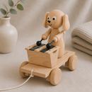 Wooden Pull Along Dog With Xylophone - Margot