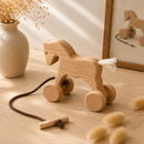 Wooden Pull Along Horse