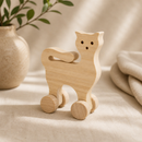 Wooden Cat Push Along - Nora