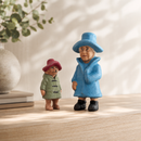 Wooden Queen & Bear Set - Collectible