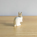 Wooden Rabbit - Nuzzling