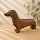 Wooden Dachshund Dog - Brown