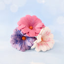 Felt Pastel Flowers - Set Of 3