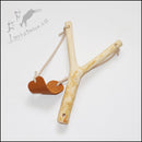 Wooden Toy Branch Slingshot