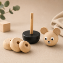 Wooden Bear Stacking Puzzle - Bernard
