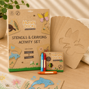 Jumbo Stencils & Crayons Activity Pack