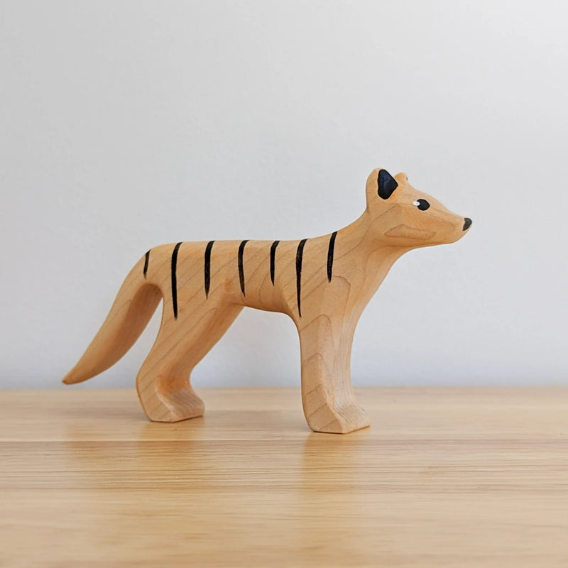 Wooden Thylacine - Tasmanian Tiger