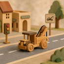 Wooden Tow Truck - Hazel