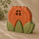 Large Wooden Tulip House