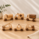 Wooden Emergency & Construction Vehicle Set