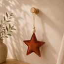 Velvet Star Pendant - Clay