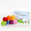 Where Is The Green Sheep? 7 Colourful Sheep Play Set