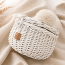Wicker Basket Small - White