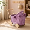 Wicker Dolls Pram - Heather