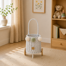 Wicker Market Buggy - White