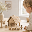 Wooden Building Puzzle - The Pub