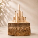 Large Wooden Pop Up Castle - Jacaranda