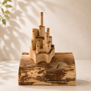 Medium Wooden Pop Up Castle - Oak