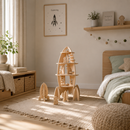 Extra Large Wooden Rocket Play House Set