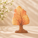 Wooden Autumn Chestnut Tree With Branches