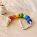 Wooden Lacing Toy - Rainbow