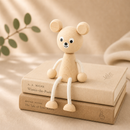 Wooden Sitting Bear - Sophie