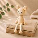 Wooden Sitting Bear - Sophie