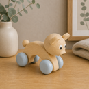 Wooden Push Along Bear - Morrisey