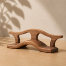 Wooden Bridge With Railing